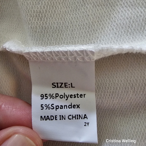 Leopard print Top off white and tan taupe 1 Large left Brand new boutique - Picture 10 of 11